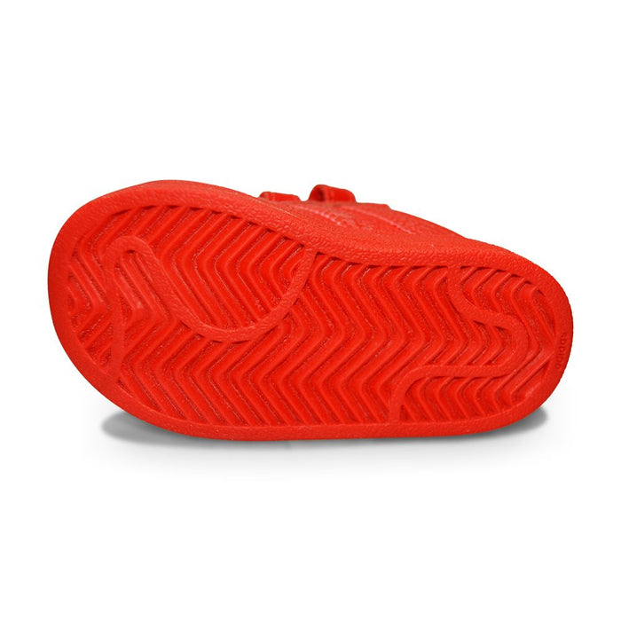 Adidas Superstar CF I UK 4 for toddlers Infants AQ3061 Red