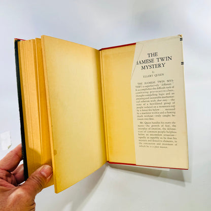 The Four of Hearts by Ellery Queen Grosset & Dunlap Madison Square Hardcover with Dust Jacket