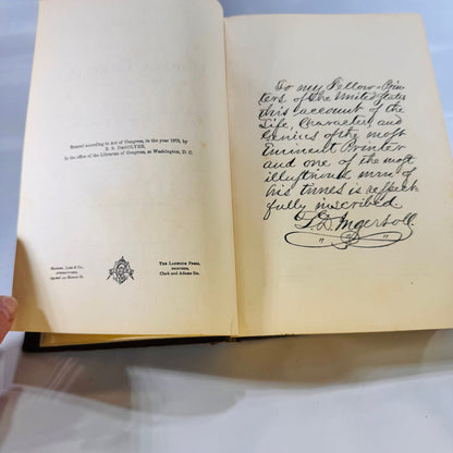 The Life of Horace Greeley, Founder of the New York Tribune by L.D. Ingersoll (1873), Union Publishing Company, Hardcove