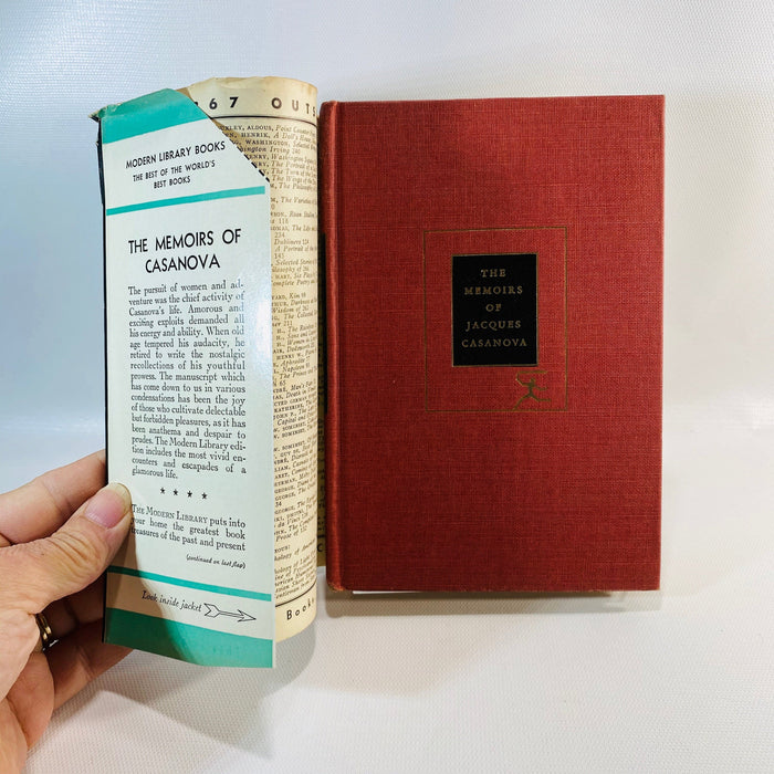 The Memoirs of Casanova edited by Madeleine Boyd 1929 A Modern Library Book Vintage Book