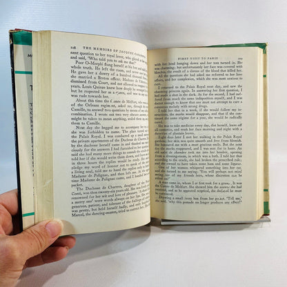 The Memoirs of Casanova edited by Madeleine Boyd 1929 A Modern Library Book Vintage Book