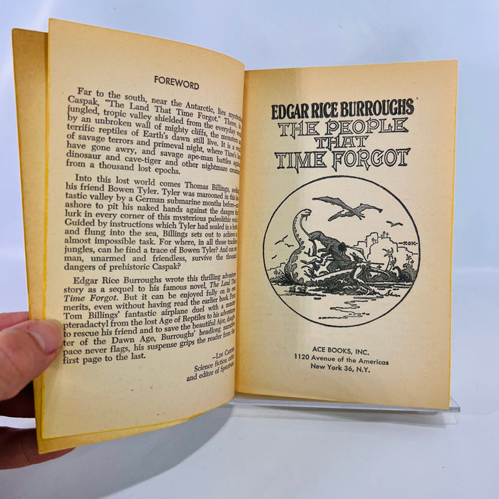 The People that Time Forgot by Edgar Rice Burroughs Ace Books Inc.F-220