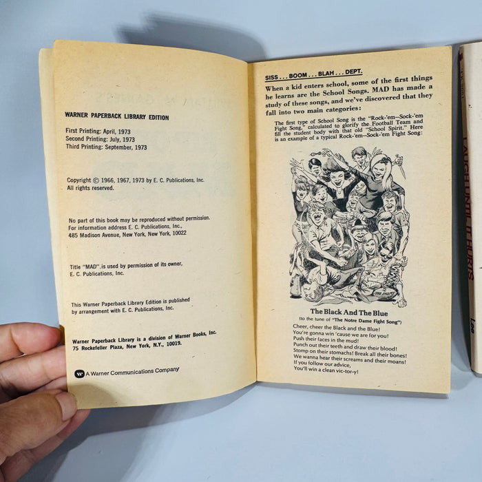 The Rip Off Mad (1973) & Laugh Until It Hurts (1974)  Vintage Humor Book Set— 1970s Satire Paperbacks | Comic Parod