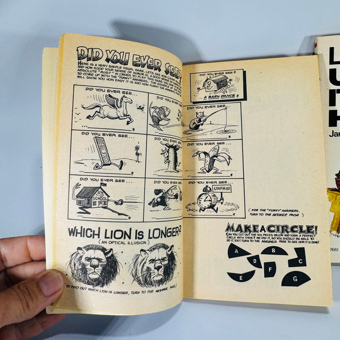 The Rip Off Mad (1973) & Laugh Until It Hurts (1974)  Vintage Humor Book Set— 1970s Satire Paperbacks | Comic Parod