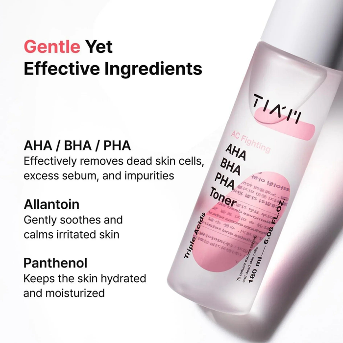 TIA'M AC Fighting AHA BHA PHA Toner 180ml TIAM Skin Care