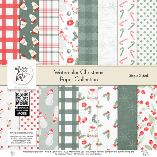 Watercolor Christmas - Paper Pack