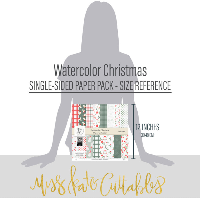 Watercolor Christmas - Paper Pack