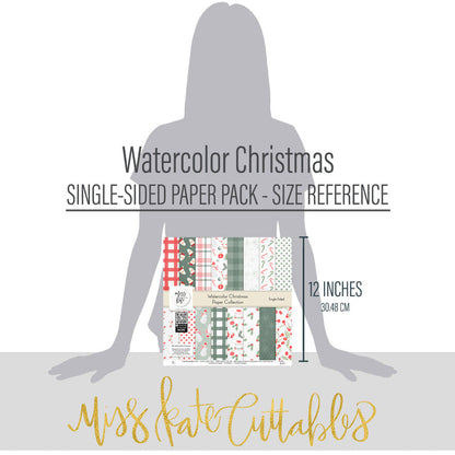 Watercolor Christmas - Paper Pack