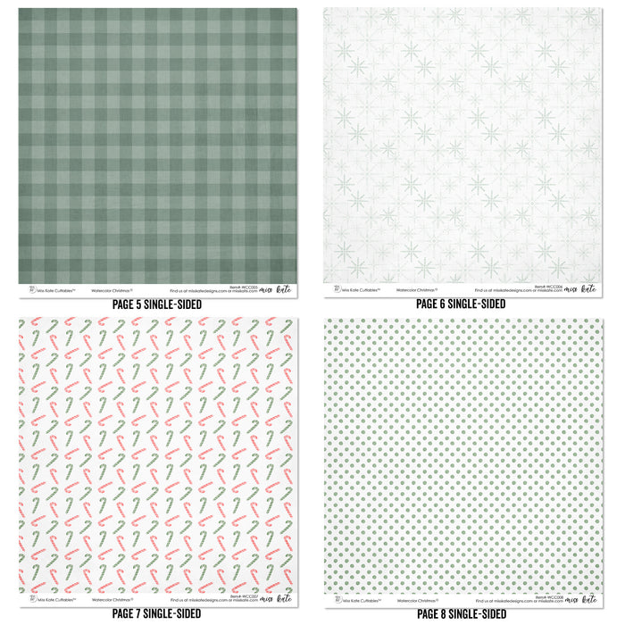 Watercolor Christmas - Paper Pack