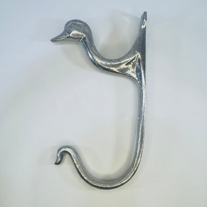 Wilton RWP Armetale Goose Wall Hook Vintage Pewter Tone Double Coat Hook