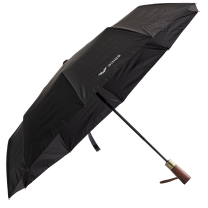 Parasol biznesowy WINGS BLACK TRAVEL MUST HAVE