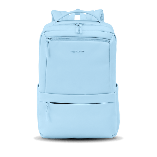 WINGS CBP003 cabin backpack luggage with laptop pocket and back ventilation system PASTEL BLUE