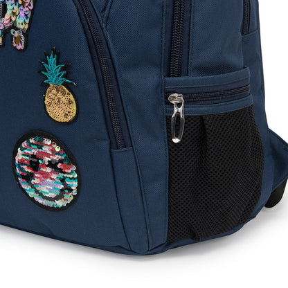 WINGS children’s 19L school backpack with pencil case and POPY patches
