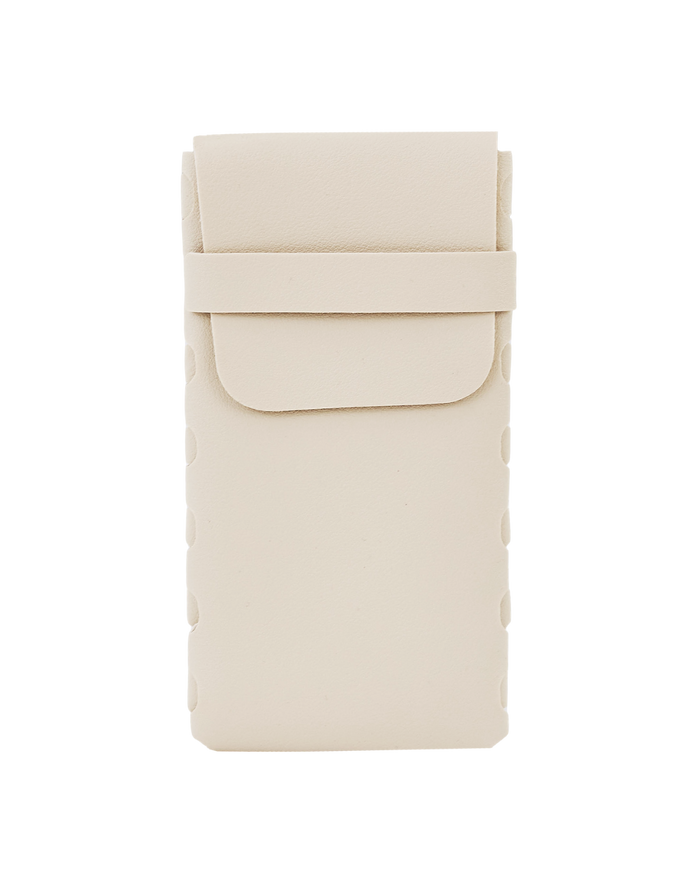 Pokrowiec na okulary WINGS zamykany na klapkę - BEIGE TRAVEL MUST HAVE