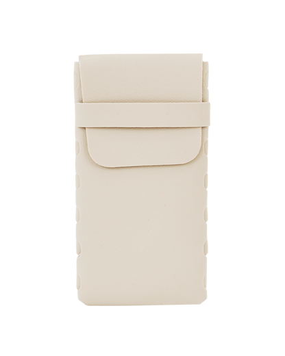 Pokrowiec na okulary WINGS zamykany na klapkę - BEIGE TRAVEL MUST HAVE