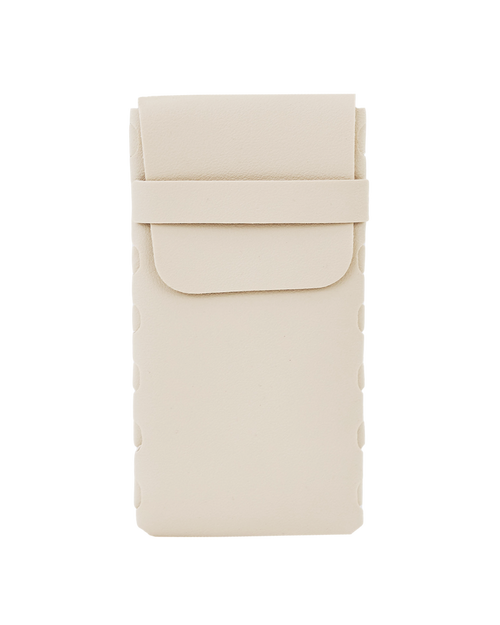 Pokrowiec na okulary WINGS zamykany na klapkę - BEIGE TRAVEL MUST HAVE