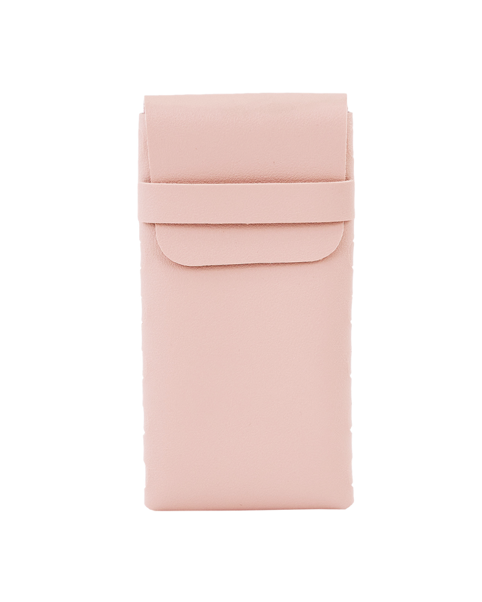 Pokrowiec na okulary WINGS zamykany na klapkę - PINK TRAVEL MUST HAVE