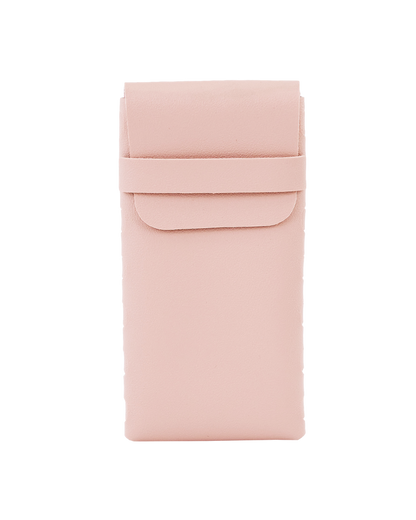 Pokrowiec na okulary WINGS zamykany na klapkę - PINK TRAVEL MUST HAVE