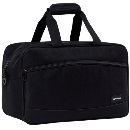 WINGS Podręczna Torba PODRÓŻNA kabinowa BLACK WINGSBRAND