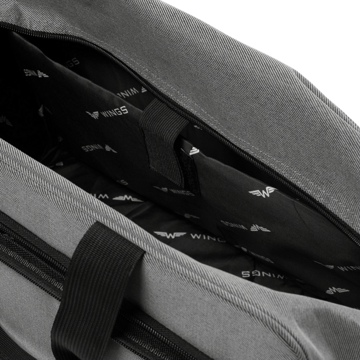 WINGS Podręczna Torba PODRÓŻNA kabinowa BLACK WINGSBRAND