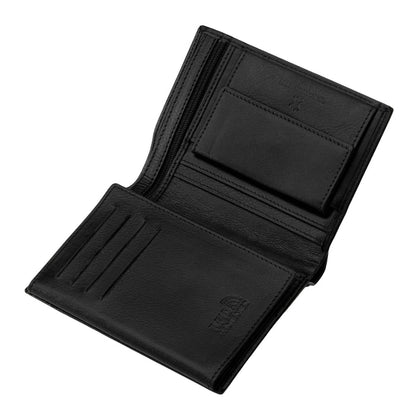 WINGS Men's Bovine Leather Wallet Black