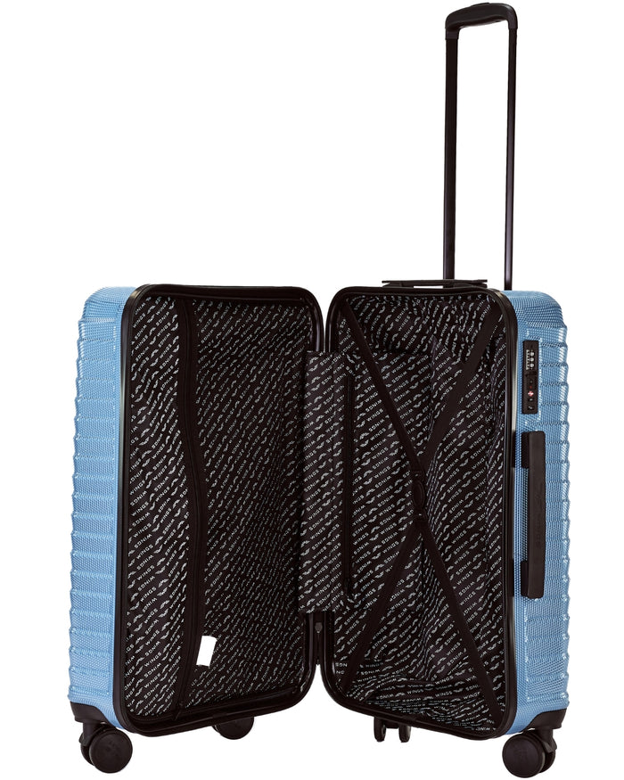 WINGS  PC SEA EAGLE 2.0 20" SILVER BLUE Cabin Suitcase