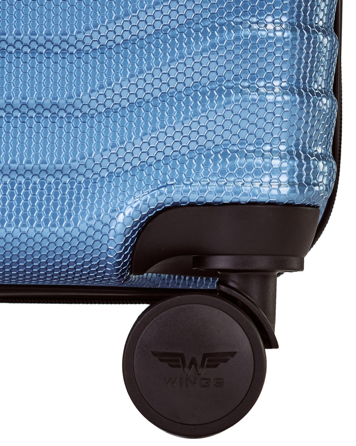WINGS  PC SEA EAGLE 2.0 20" SILVER BLUE Cabin Suitcase
