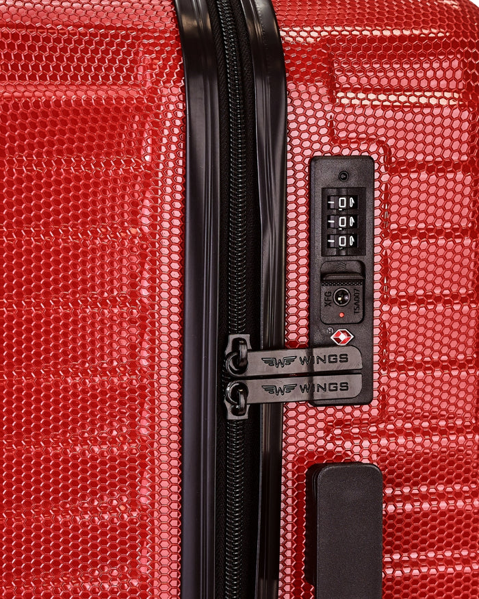 WINGS PC SEA EAGLE 2.0 Medium Suitcase 24" Red