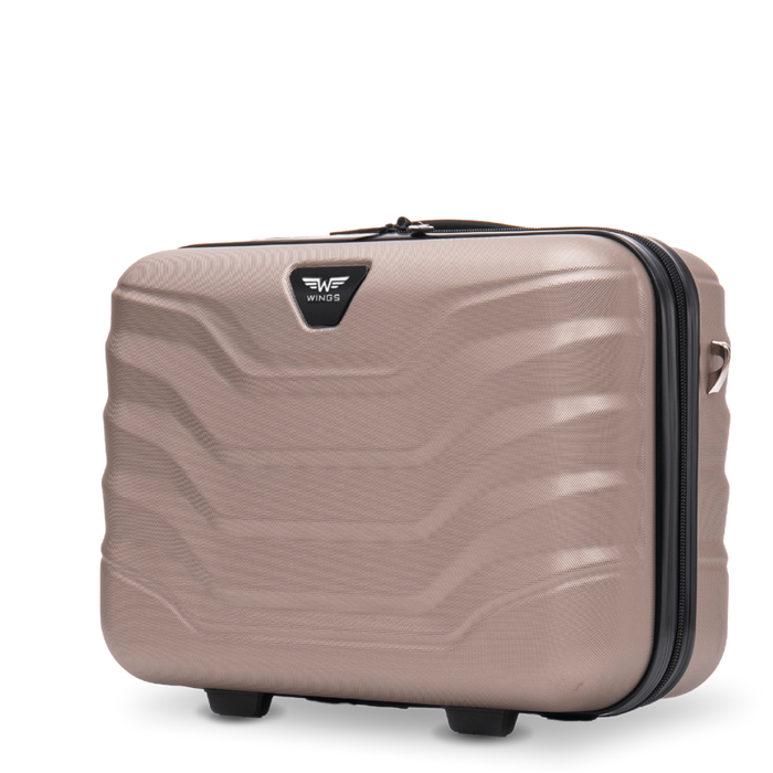 Wings PEAFOWL 2.0 Travel Case 14" Cosmetic Bag CHAMPAGNE
