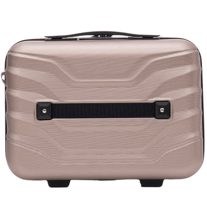 Wings PEAFOWL 2.0 Travel Case 14" Cosmetic Bag CHAMPAGNE