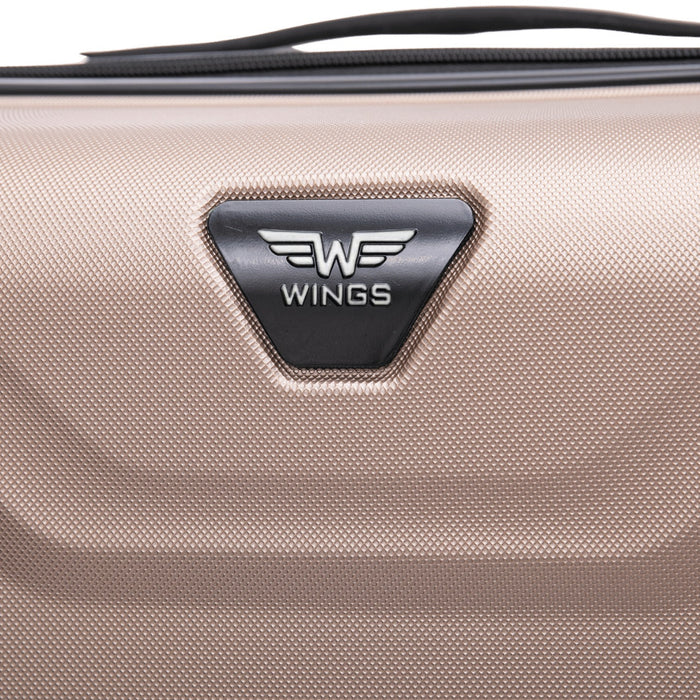 Wings PEAFOWL 2.0 Travel Case 14" Cosmetic Bag CHAMPAGNE