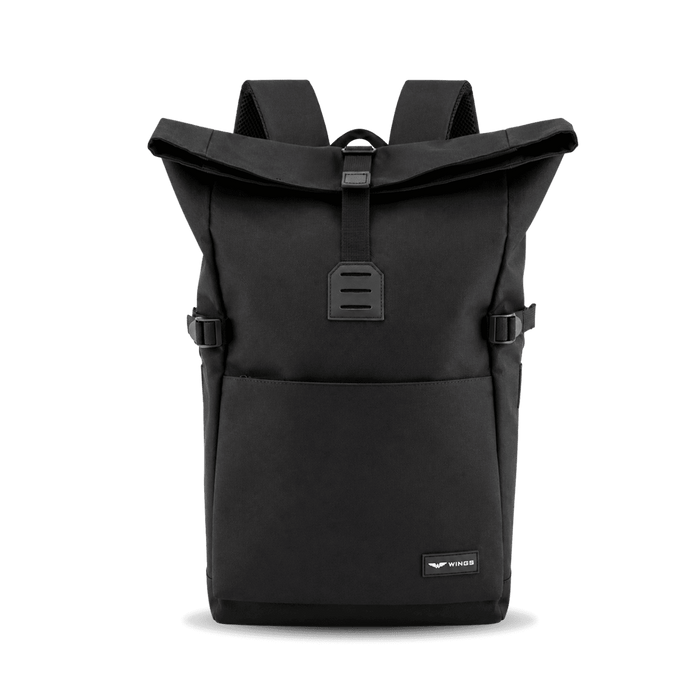 WINGS Roll-up Urban Backpack 16L TROGON BLACK