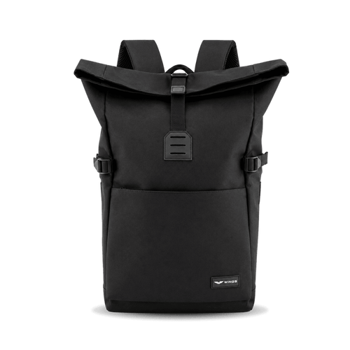 WINGS Roll-up Urban Backpack 16L TROGON BLACK