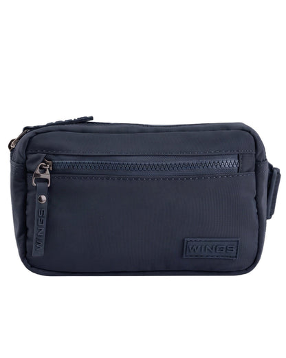 WINGS SOLENNE lightweight urban waist bag, NAVY BLUE