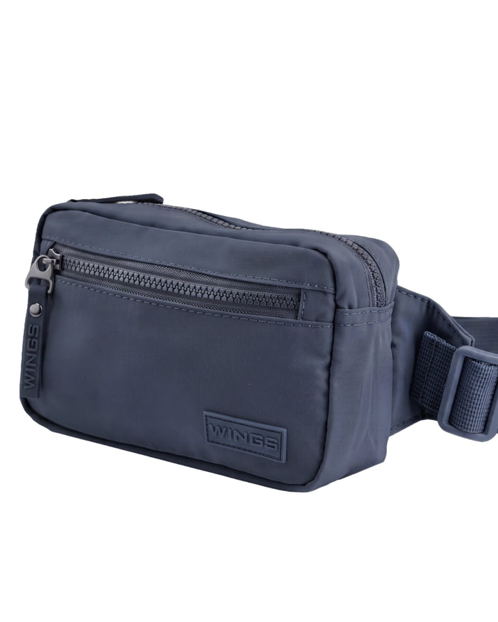WINGS SOLENNE lightweight urban waist bag, NAVY BLUE