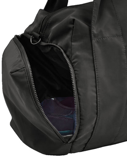 WINGS SOLENNE sports bag with shoe pocket and suitcase strap BLACK