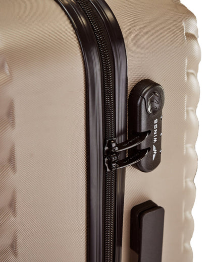 WINGS SWAN 2.0 20" BEIGE Cabin Suitcase