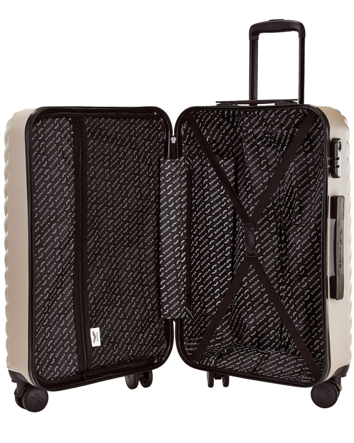WINGS SWAN 2.0 20" BEIGE Cabin Suitcase