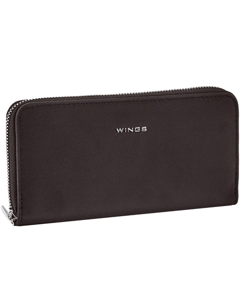 WINGS WILLOW large elegant women's wallet BLACK