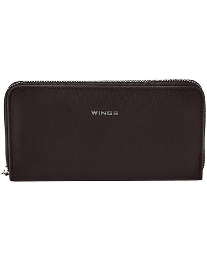 WINGS WILLOW large elegant women's wallet BLACK