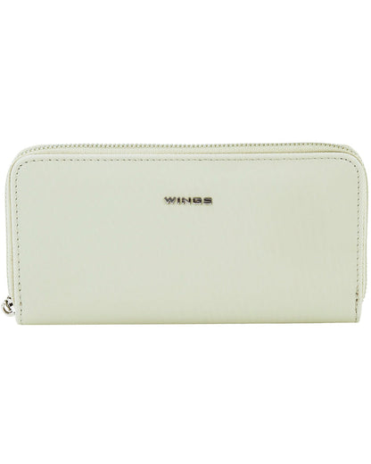 WINGS WILLOW Large Elegant Women's Wallet FAIR GREEN