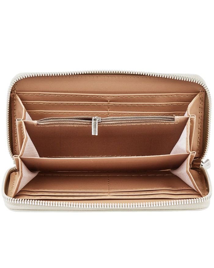 WINGS WILLOW Large Elegant Women's Wallet FAIR GREEN