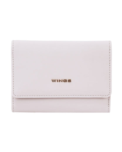 WINGS WILLOW small elegant women's wallet SNOW LILAC