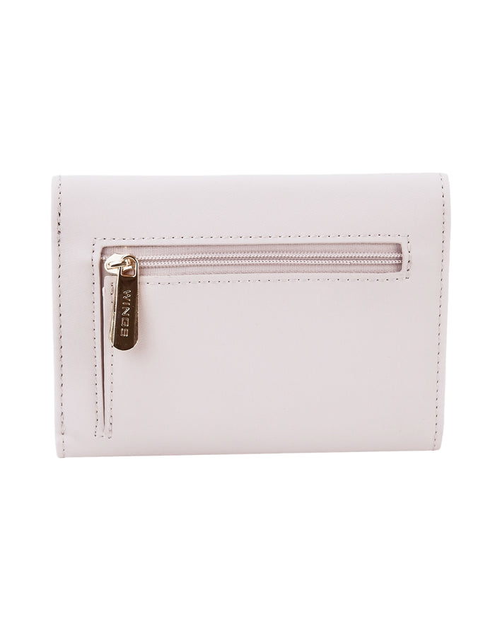 WINGS WILLOW small elegant women's wallet SNOW LILAC