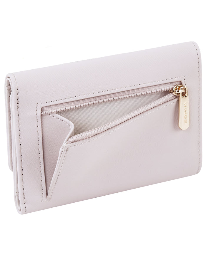 WINGS WILLOW small elegant women's wallet SNOW LILAC