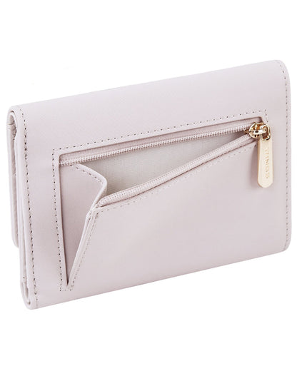 WINGS WILLOW small elegant women's wallet SNOW LILAC