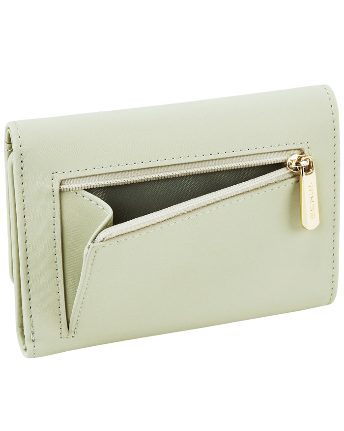 WINGS WILLOW women's wallet small elegant FAIR GREEN