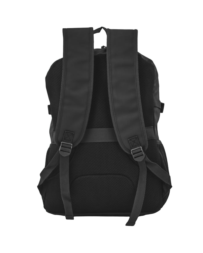 WINGS Youth School Backpack 23L for a 17-Inch Laptop with Side Pockets, BLACK