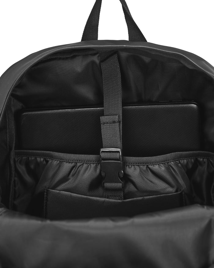 WINGS Youth School Backpack 23L for a 17-Inch Laptop with Side Pockets, BLACK