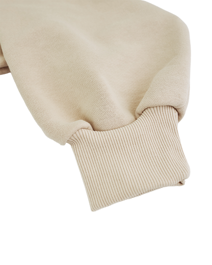 Women's oversized CREWNECK sweatshirt UNLEASH WINGS BEIGE